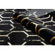 Kusový koberec Gloss 407C 86 black/gold