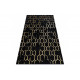 Kusový koberec Gloss 407C 86 black/gold