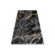 Kusový koberec Gloss 529A 82 3D mramor black/grey
