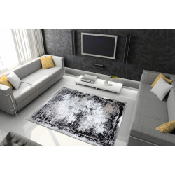 Kusový koberec Gloss 8493 78 Vintage grey/black
