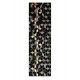 Behúň Gloss 400B 86 3D geometric black/gold