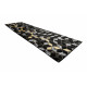 Behúň Gloss 400B 86 3D geometric black/gold