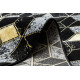 Behúň Gloss 400B 86 3D geometric black/gold
