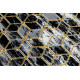 Behúň Gloss 409A 82 3D cubes black/gold/grey