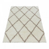 AKCIA: 140x200 cm Kusový koberec Alvor Shaggy 3401 cream