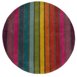 Ručne všívaný kusový koberec Illusion Candy Multi kruh