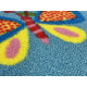 AKCIA: 120x170 cm Detský kusový koberec Motýlik 5271 tyrkys