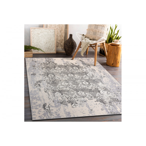Kusový koberec Core W3824 Ornament Vintage cream/grey