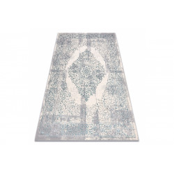 Kusový koberec Core W7161 Vintage rosette blue/cream and grey