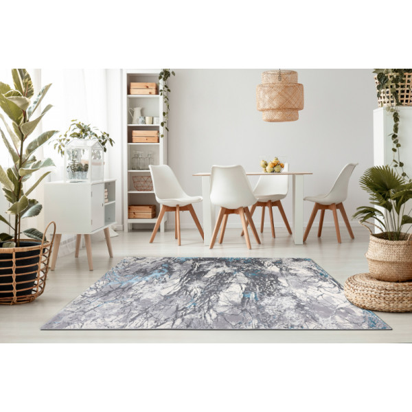 Kusový koberec Core W9789 Abstraction grey/blue