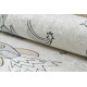 AKCIA: 80x150 cm Detský kusový koberec Bambino 1278 Space rocket cream