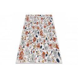 Kusový koberec Botanic 65239 flowers ecru – na von aj na doma