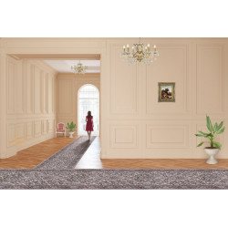 Orientální běhoun na míru Isfahan Forenza alabaster