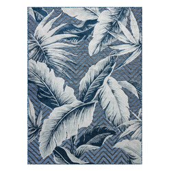 Kusový koberec Botanic 65242 Feathers navy – na von aj na doma