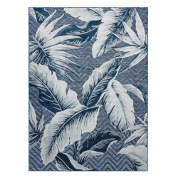 Kusový koberec Botanic 65242 Feathers navy – na von aj na doma