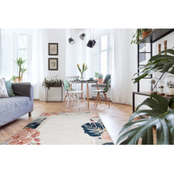 Kusový koberec Botanic 65240 Flamingo grey – na von aj na doma