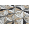 Kusový koberec Cooper Sisal Mosaic 22222 ecru/black