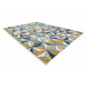 Kusový koberec Cooper Sisal Mosaic 22222 ecru/navy – na von aj na doma