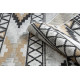 Kusový koberec Cooper Sisal Aztec 22235 ecru/black