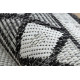 Kusový koberec Cooper Sisal Aztec 22235 ecru/black