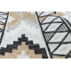 Kusový koberec Cooper Sisal Aztec 22235 ecru/black