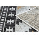 Kusový koberec Cooper Sisal Aztec 22235 ecru/black