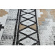 Kusový koberec Cooper Sisal Aztec 22235 ecru/black