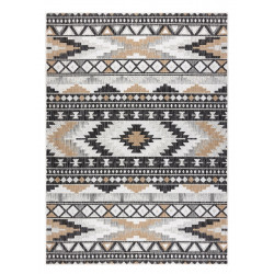 Kusový koberec Cooper Sisal Aztec 22235 ecru/black – na von aj na doma