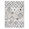 Kusový koberec Cooper Sisal Diamonds 22236 ecru/black