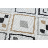Kusový koberec Cooper Sisal Diamonds 22236 ecru/black