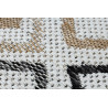 Kusový koberec Cooper Sisal Diamonds 22236 ecru/black