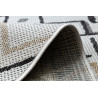 Kusový koberec Cooper Sisal Diamonds 22236 ecru/black