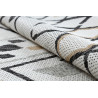 Kusový koberec Cooper Sisal Diamonds 22236 ecru/black