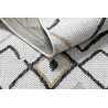 Kusový koberec Cooper Sisal Diamonds 22236 ecru/black