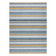Kusový koberec Cooper Sisal Stripes 22238 ecru/navy – na von aj na doma