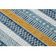 Kusový koberec Cooper Sisal Stripes 22238 ecru/navy – na von aj na doma