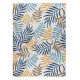 Kusový koberec Cooper Sisal Leaves 22251 ecru/navy