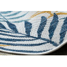 Kusový koberec Cooper Sisal Leaves 22251 ecru/navy