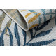 Kusový koberec Cooper Sisal Leaves 22251 ecru/navy
