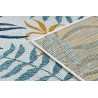 Kusový koberec Cooper Sisal Leaves 22251 ecru/navy
