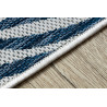 Kusový koberec Cooper Sisal Leaves 22251 ecru/navy