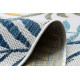 Kusový koberec Cooper Sisal Leaves 22251 ecru/navy