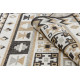 Kusový koberec Cooper Sisal Aztec 22218 ecru/black – na von aj na doma