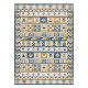 Kusový koberec Cooper Sisal Aztec 22218 ecru/navy – na von aj na doma