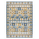 Kusový koberec Cooper Sisal Aztec 22218 ecru/navy – na von aj na doma