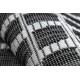 Kusový koberec Sion Sisal Trellis 22144 black/ecru
