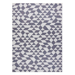 Kusový koberec Sion Sisal Triangles 22373 ecru/blue-pink – na von aj na doma