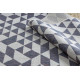 Kusový koberec Sion Sisal Triangles 22373 ecru/blue-pink