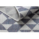 Kusový koberec Sion Sisal Triangles 22373 ecru/blue-pink