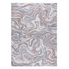 Kusový koberec Sion Sisal Waves 2836 ecru/blue/pink – na von aj na doma